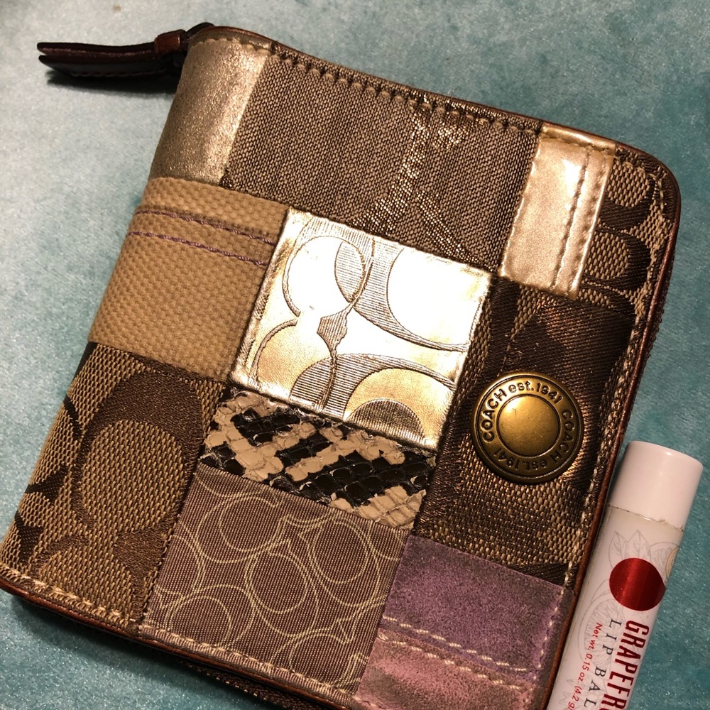 Authentic Special Edition Print Coach wallet